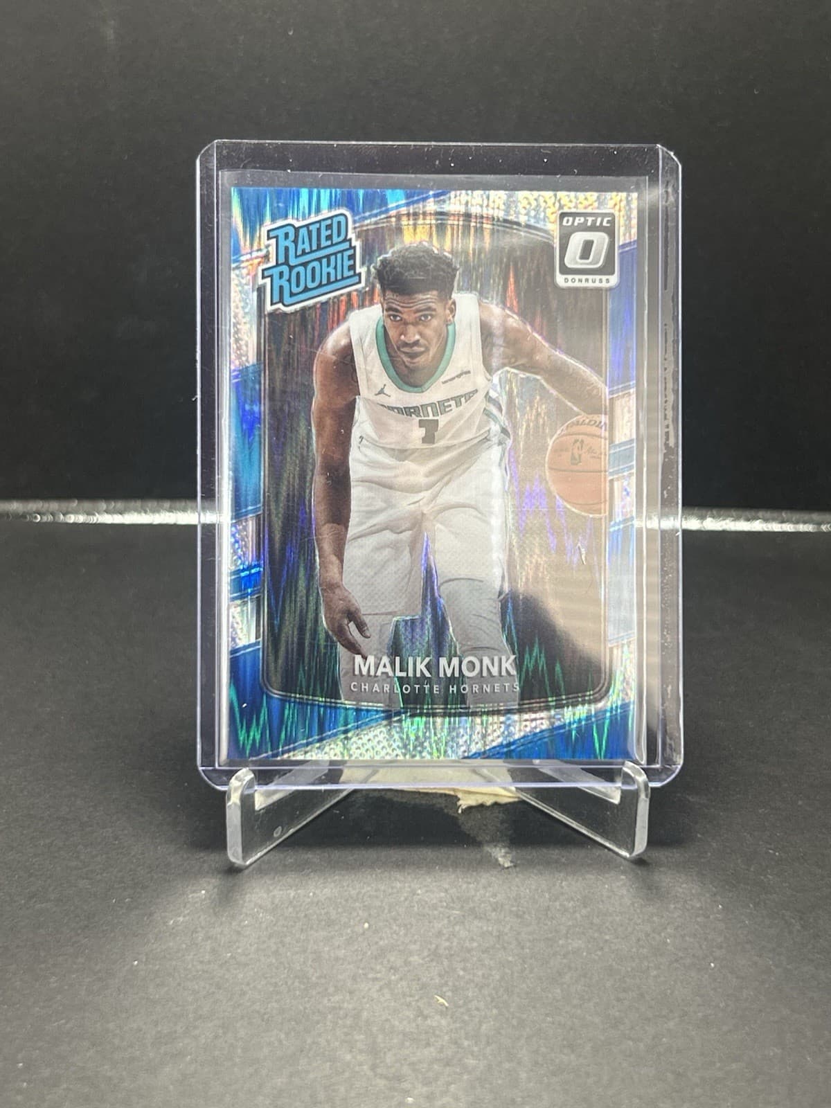 Malik Monk trading card