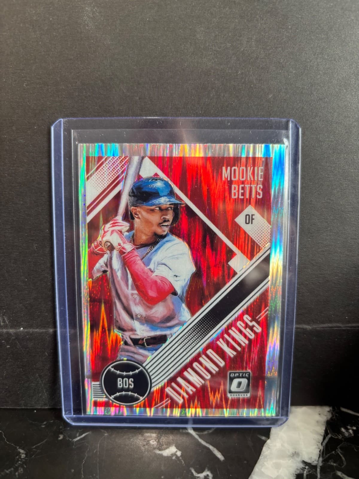Mookie Betts 2018 panini Donruss Optic