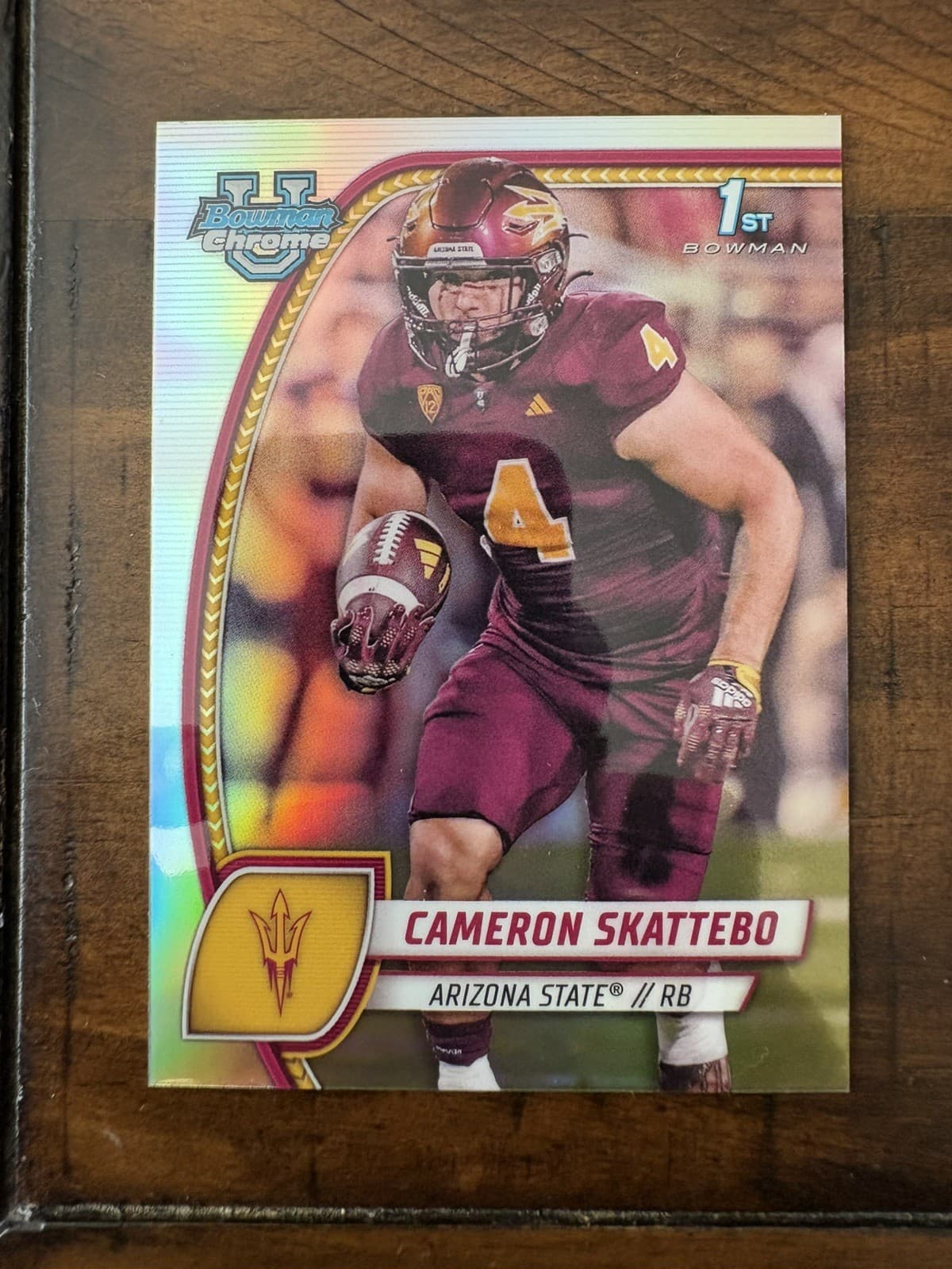 Cameron Skattebo trading card