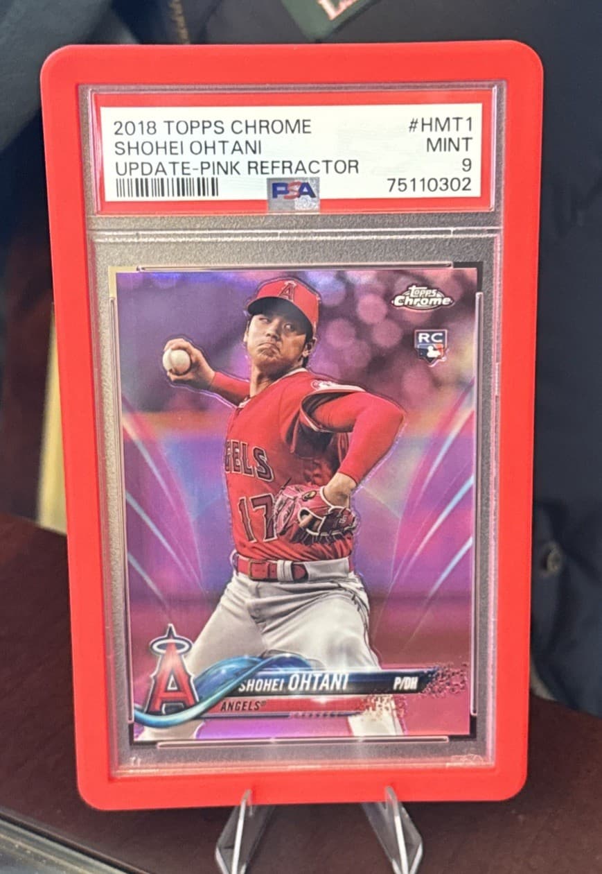 Shohei Ohtani 2018 topps Topps Chrome Update example 1