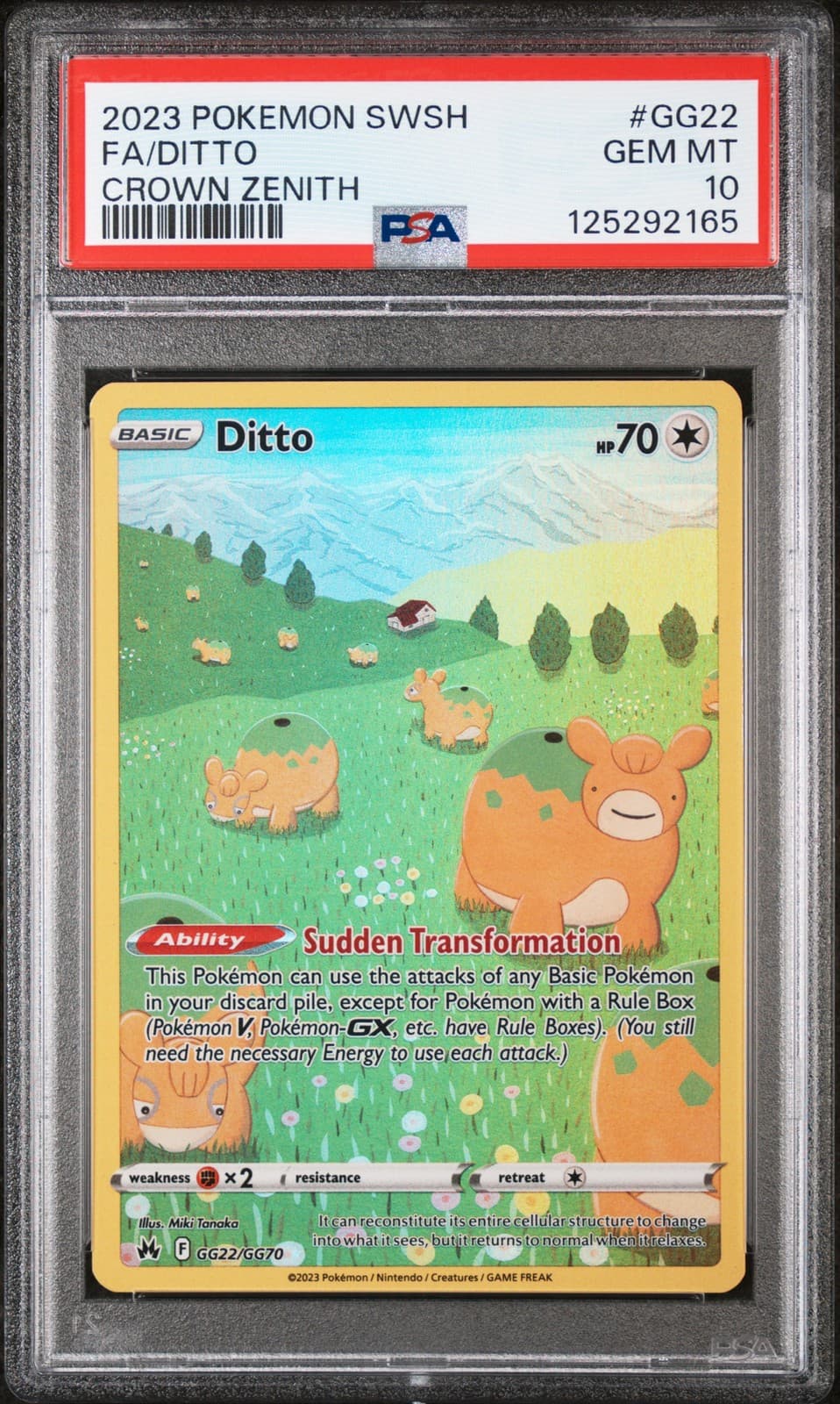 Ditto 2023 Sword Sword & Shield: Crown Zenith Galarian Gallery