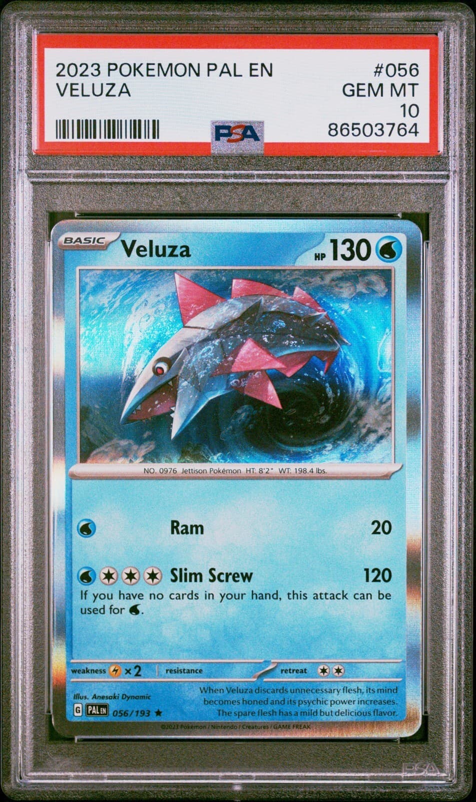 Veluza trading card