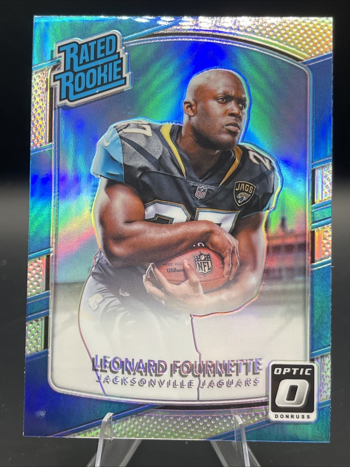 Leonard Fournette trading card