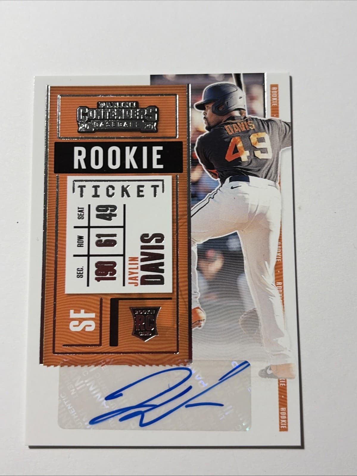 Jaylin Davis trading card