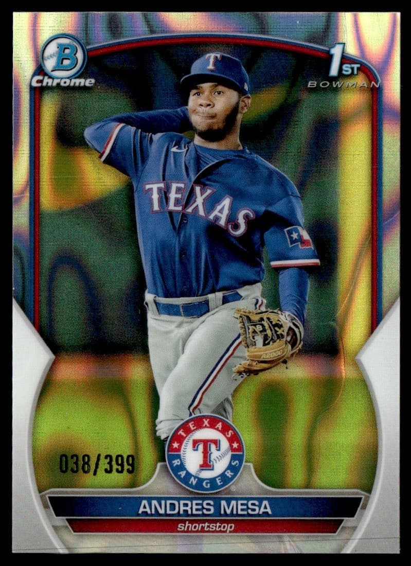 Andres Mesa trading card