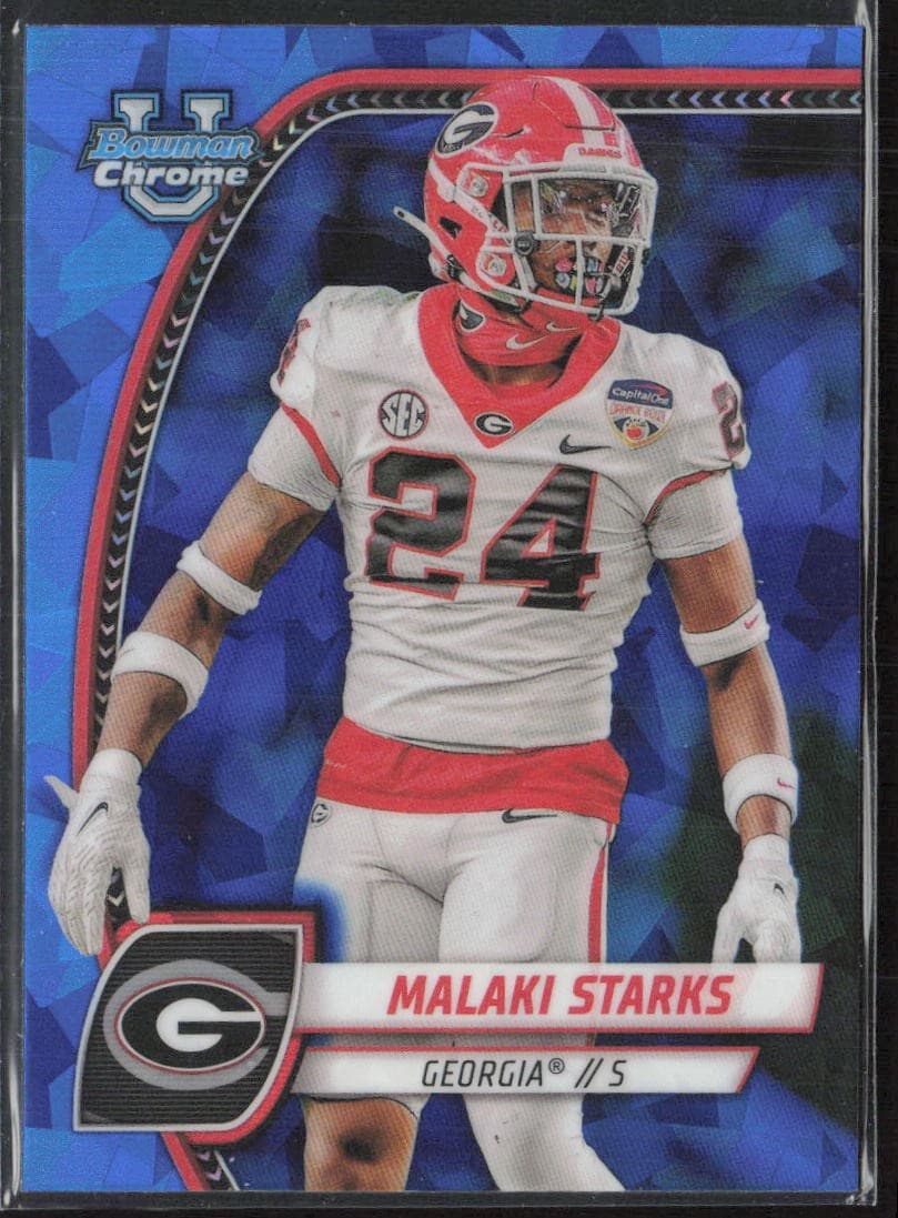 Malaki Starks 2024 bowman Bowman University Chrome