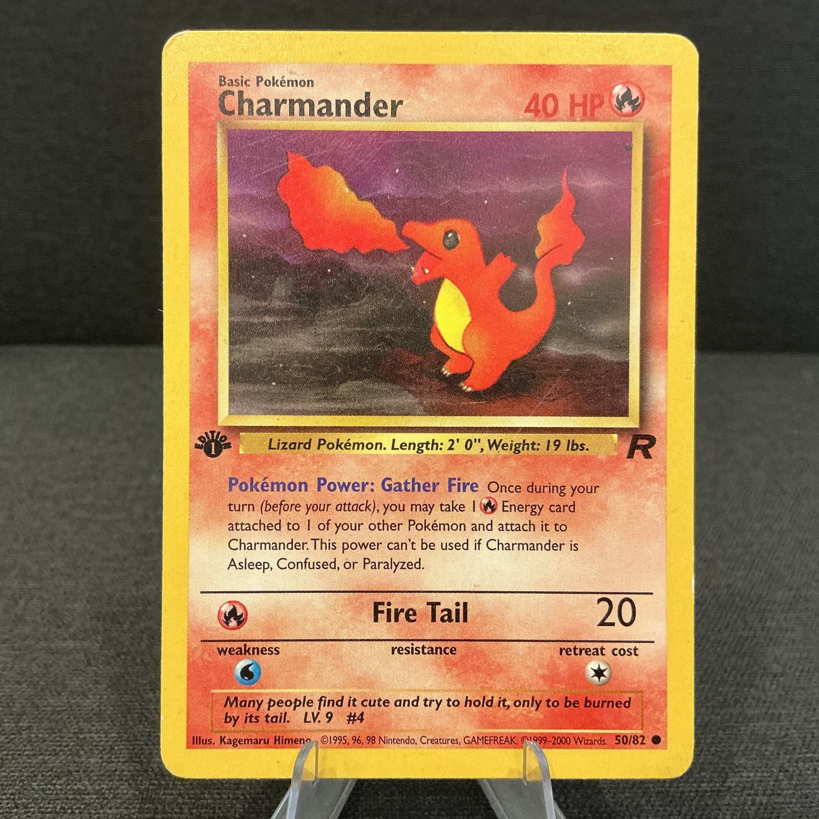 Charmander 2000 Pokemon Team Rocket example 1