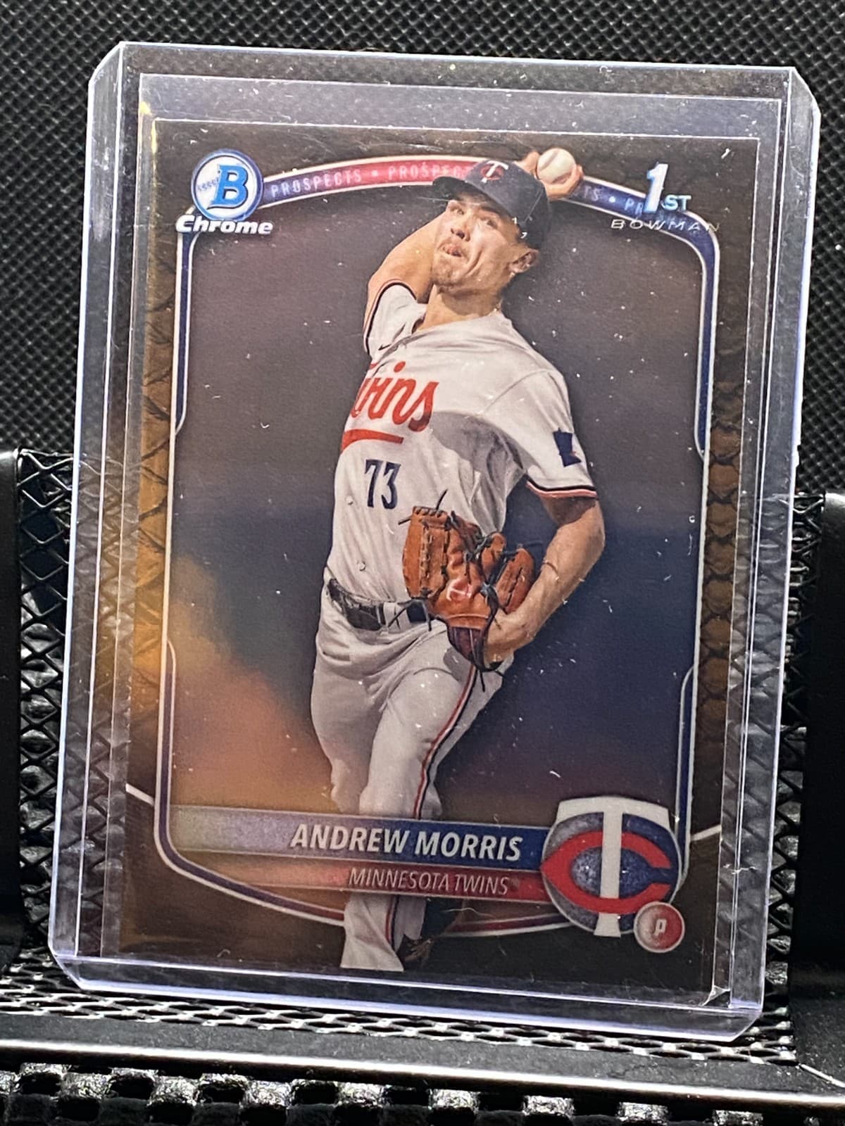 Andrew Morris trading card