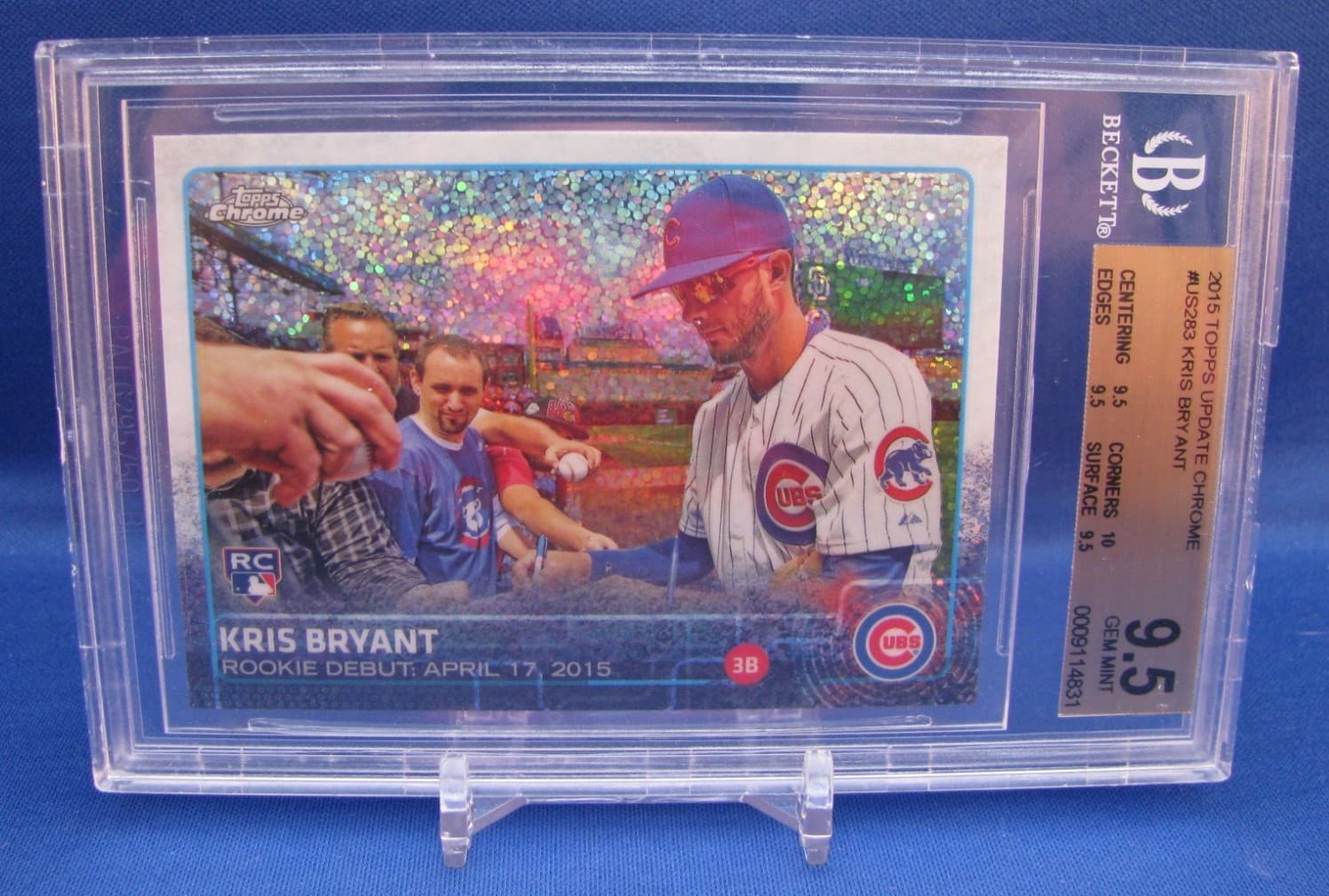 Kris Bryant trading card