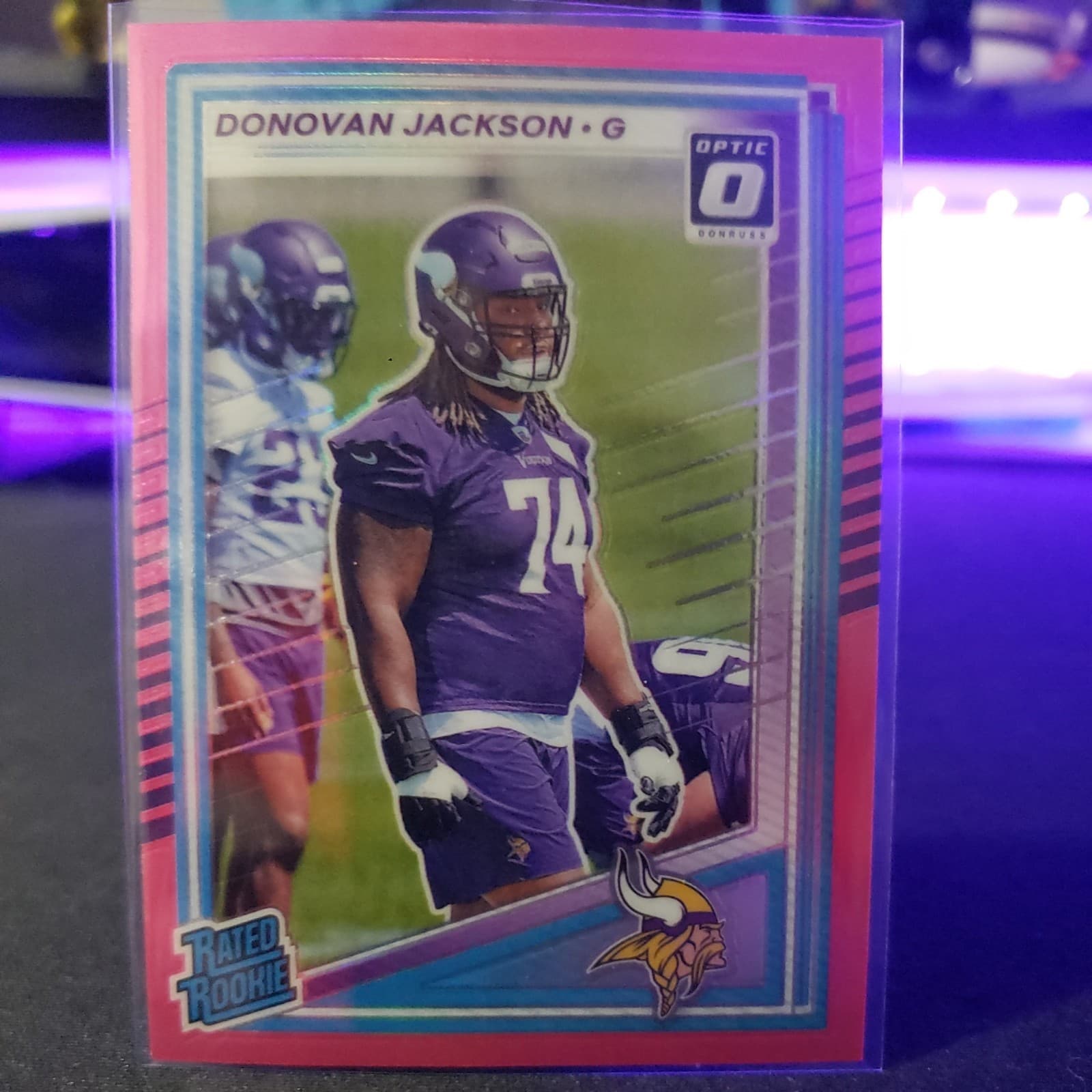 Donovan Jackson trading card