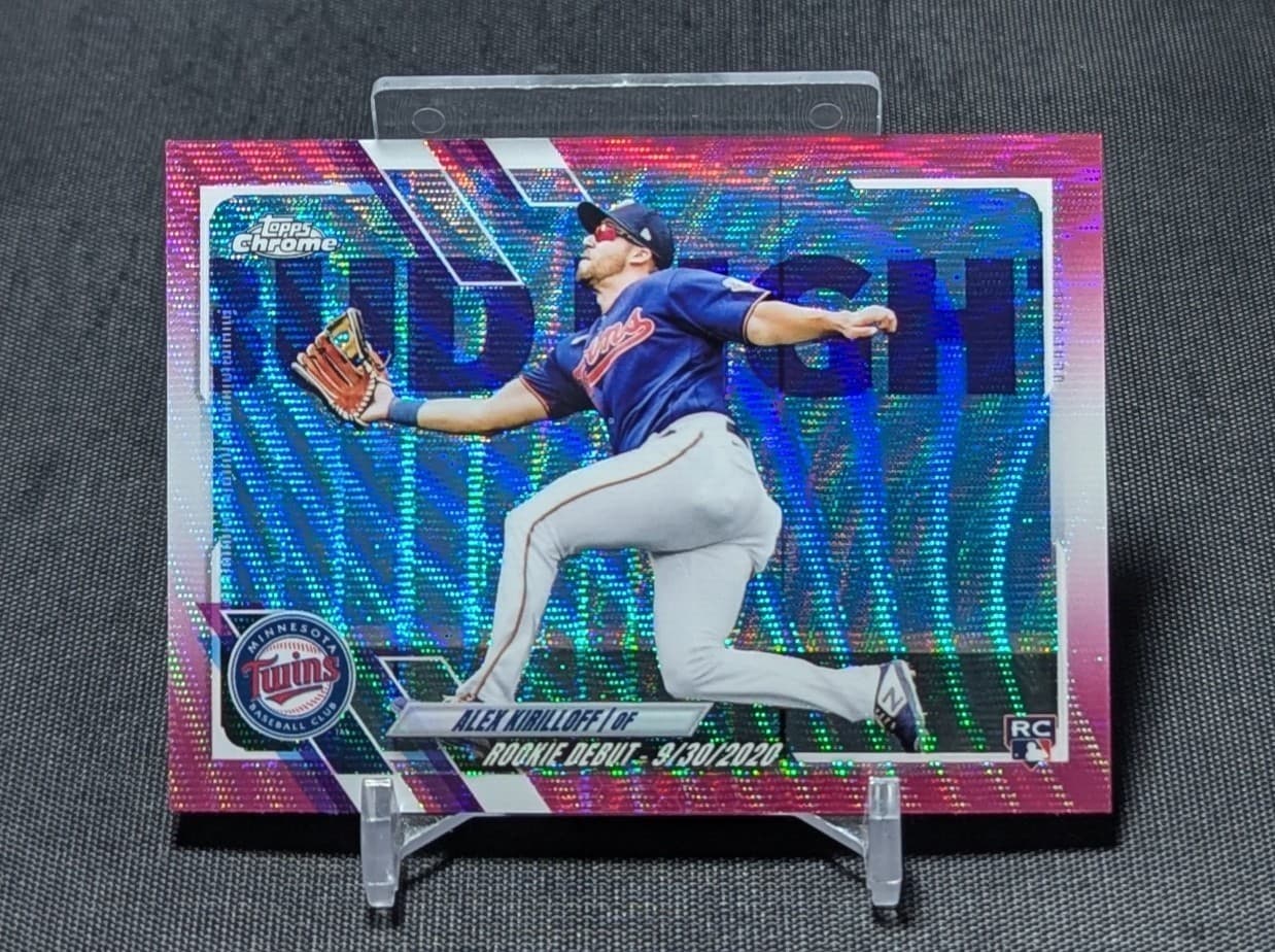 Alex Kirilloff 2021 topps Topps Chrome Update