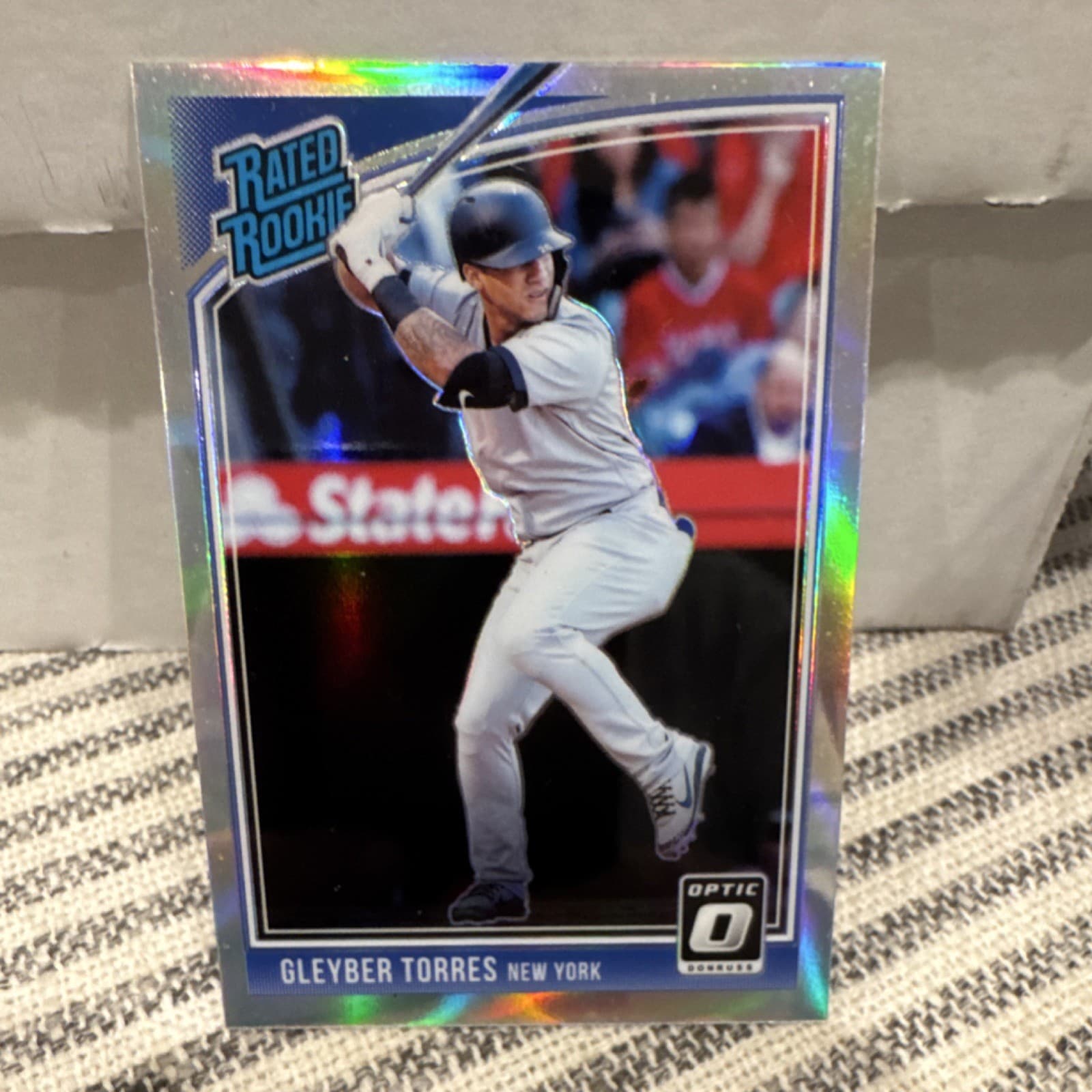 Gleyber Torres 2018 panini Donruss Optic