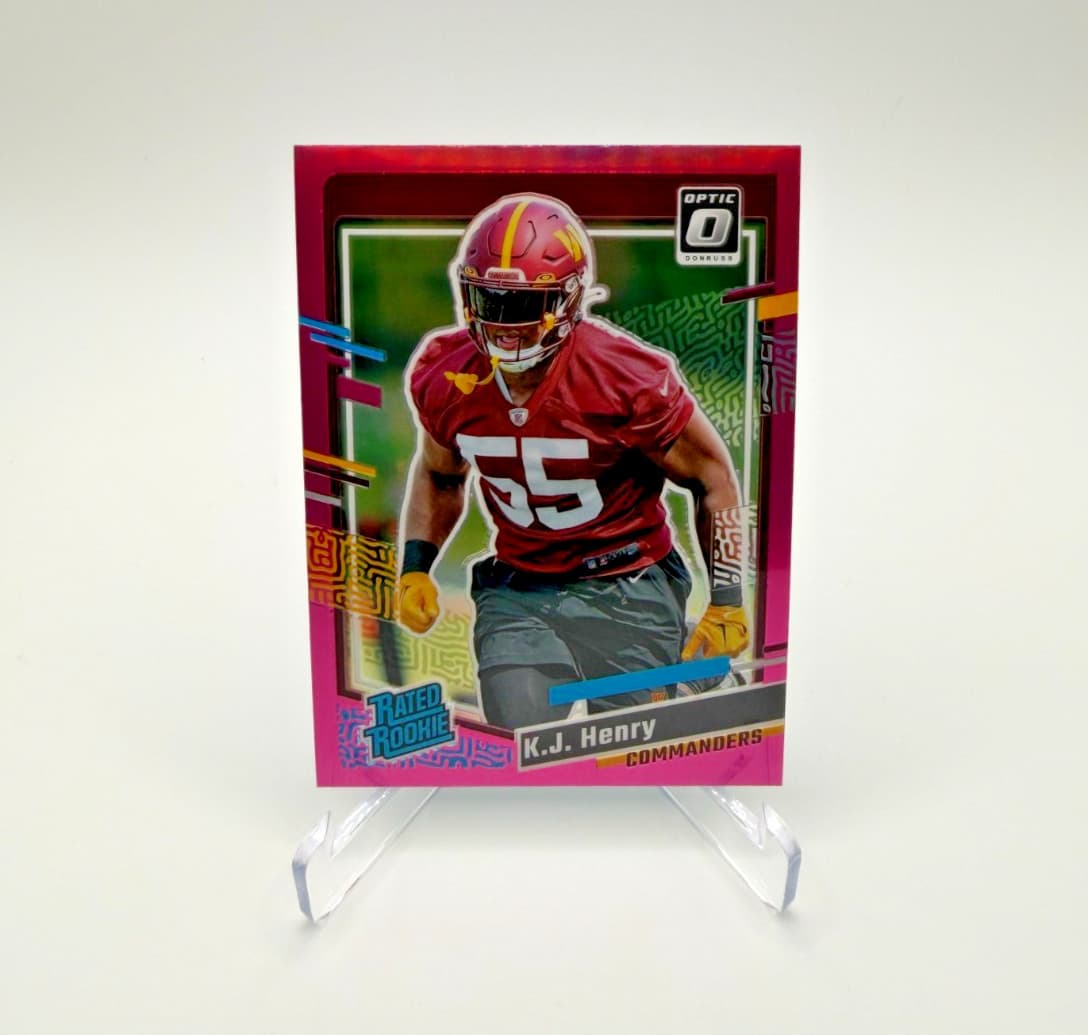 K.J. Henry trading card