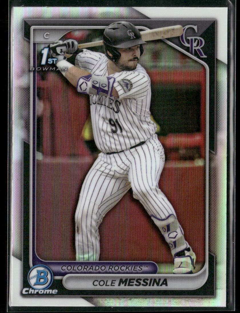 Cole Messina trading card