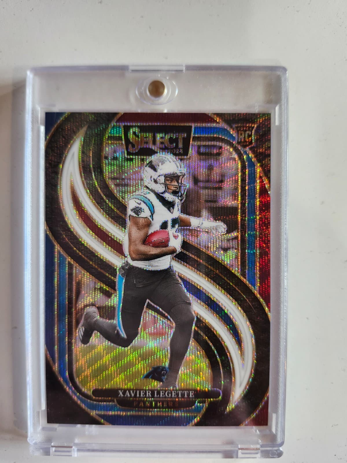 Xavier Legette 2024 panini Select Premier Level Silver Die-Cut