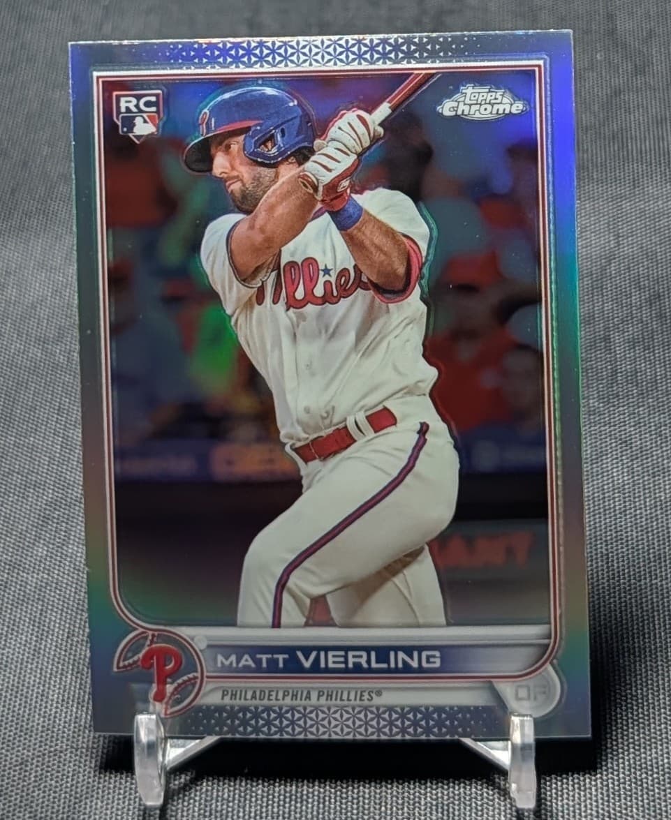 Matt Vierling trading card