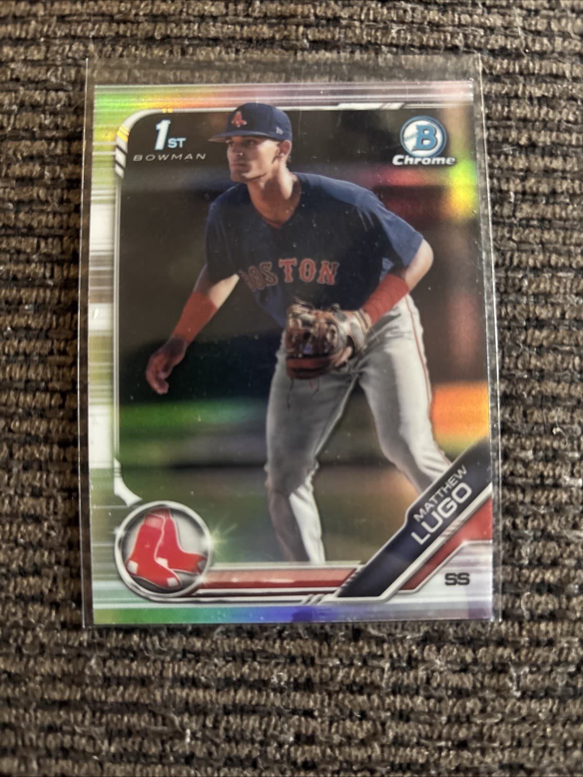 Matthew Lugo trading card