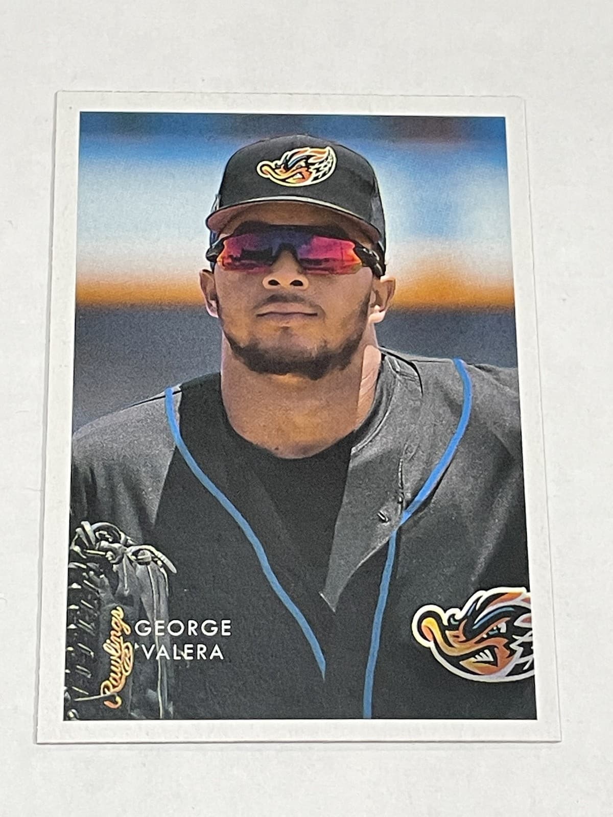 George Valera trading card