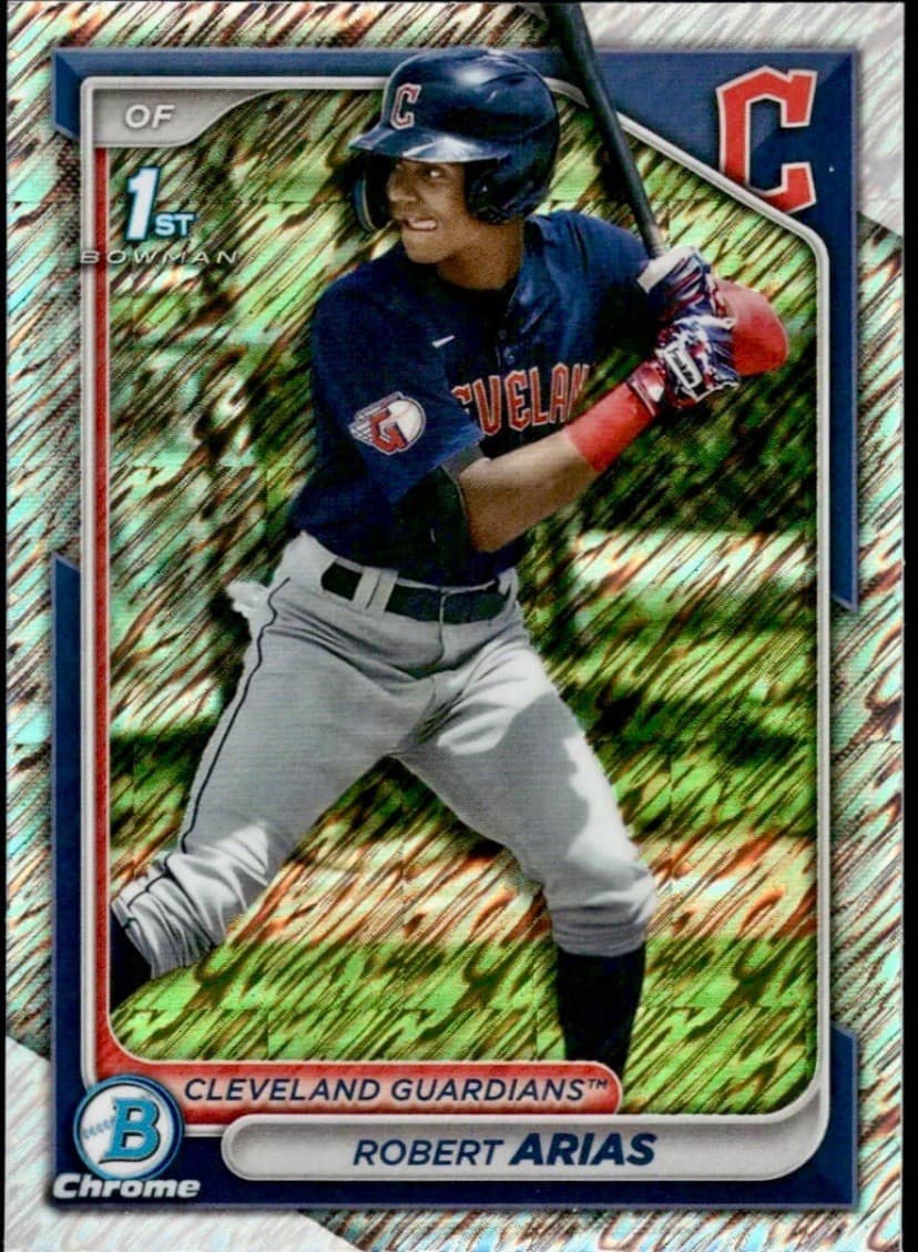 Robert Arias trading card