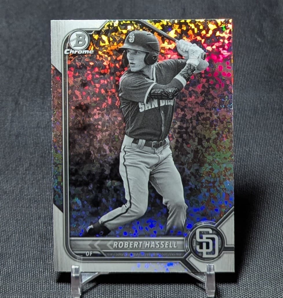 Robert Hassell trading card