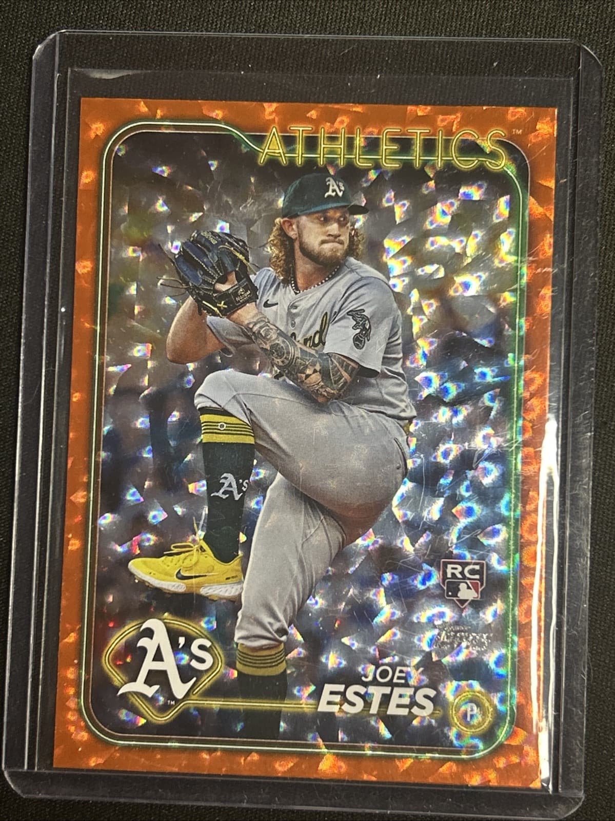 Joey Estes trading card