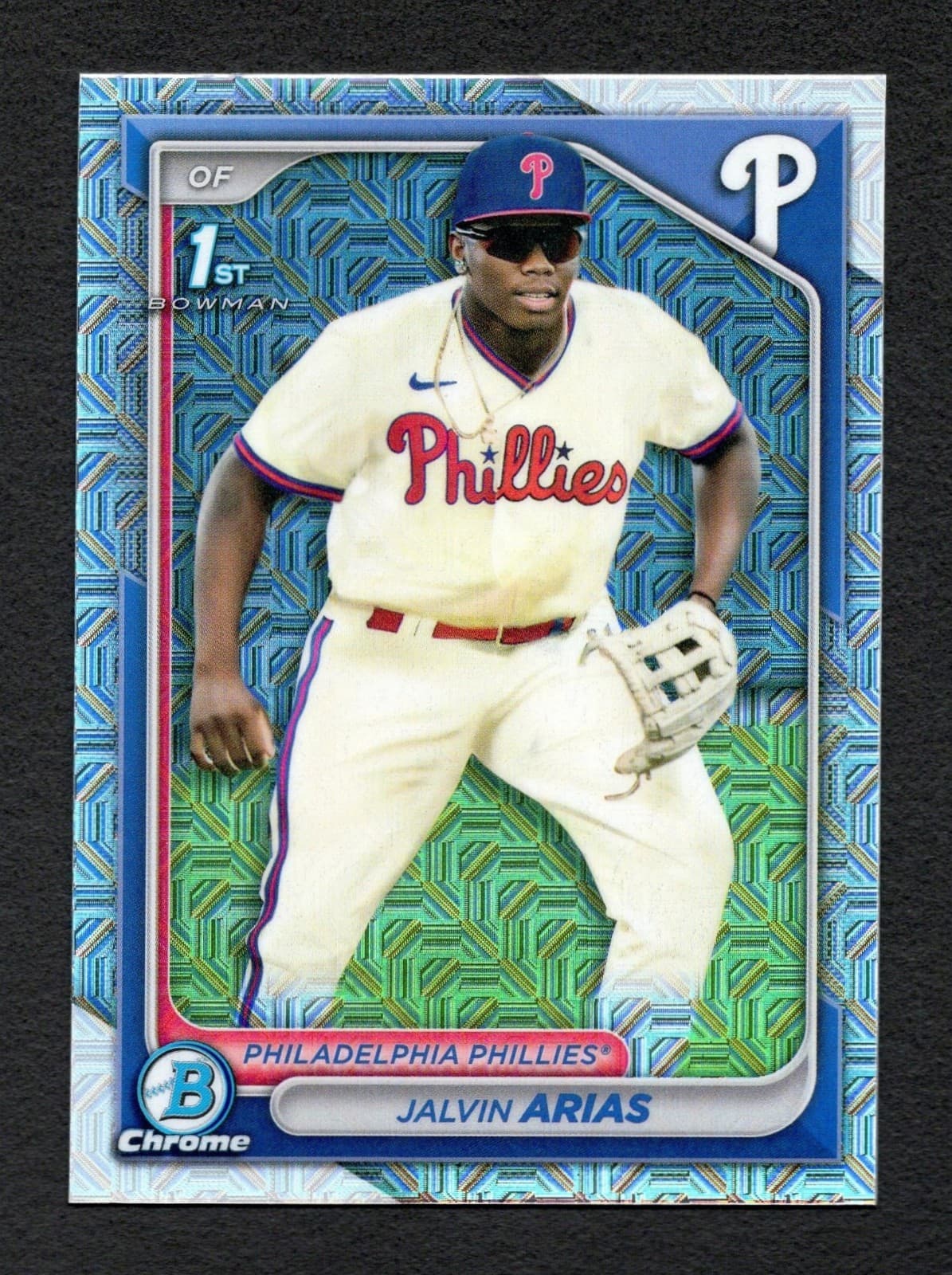 Jalvin Arias trading card