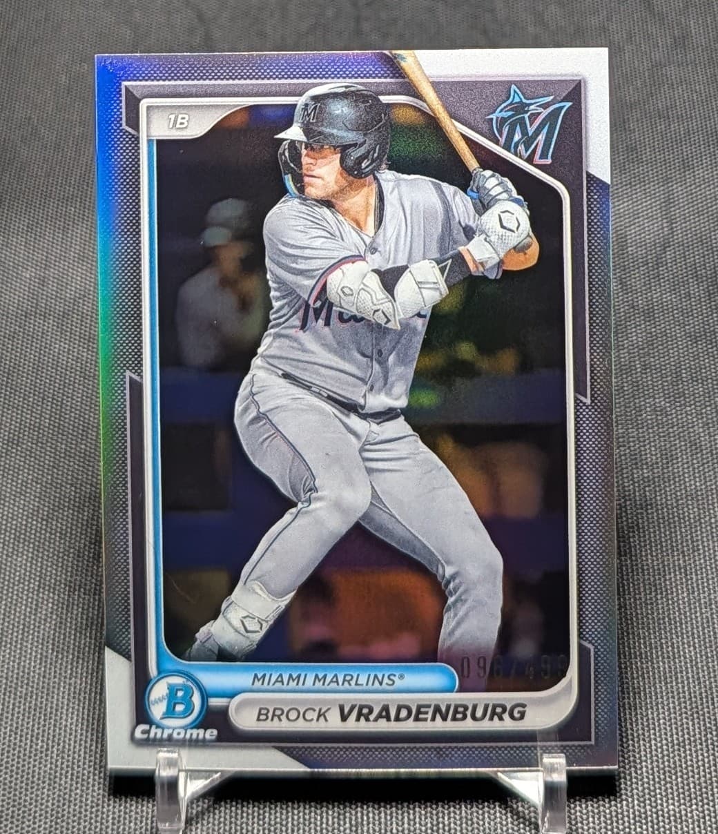 Brock Vradenburg trading card