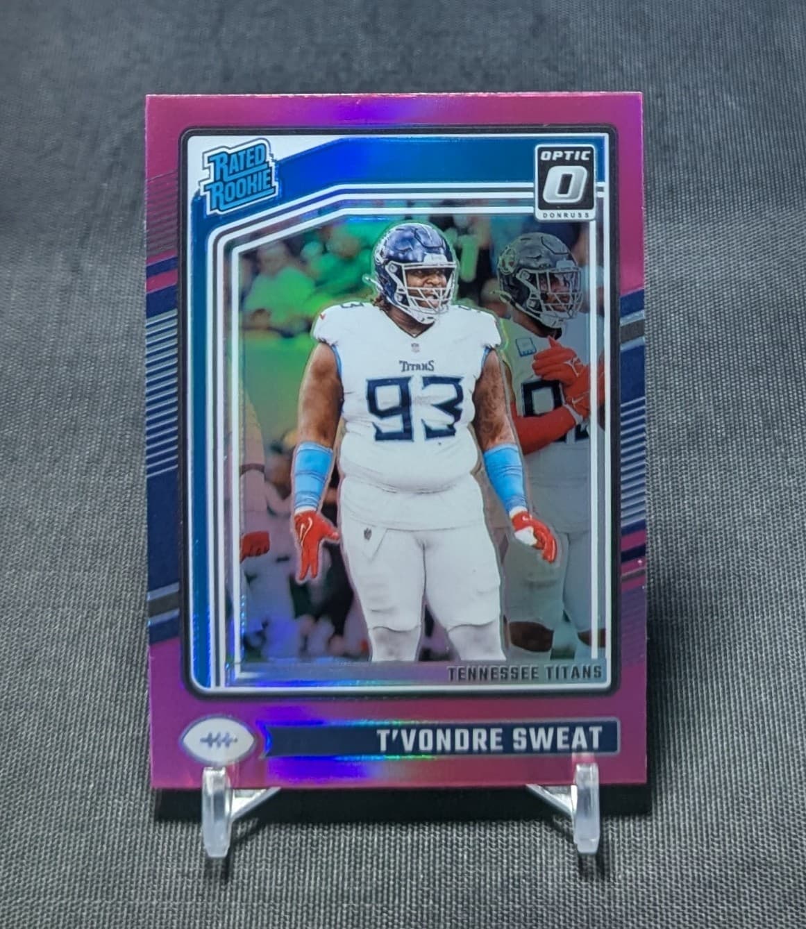 T'Vondre Sweat trading card
