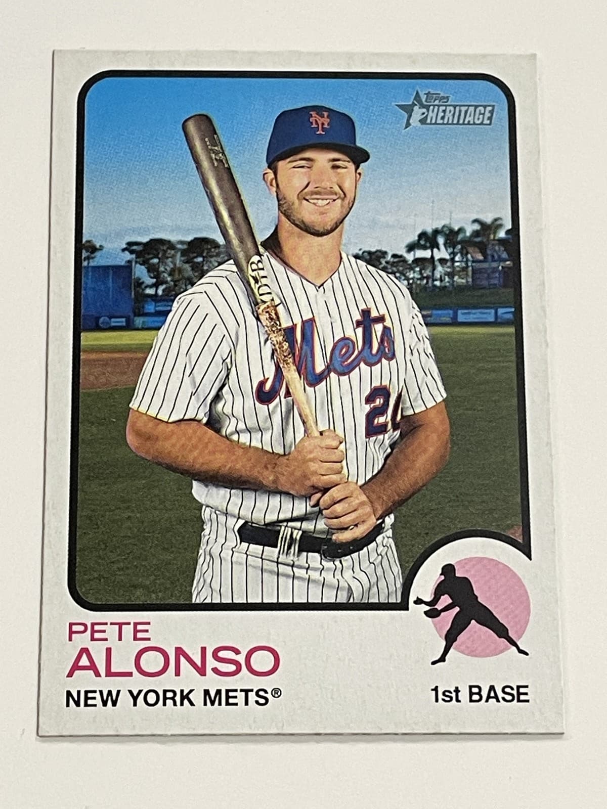 Pete Alonso 2022 topps Topps Heritage