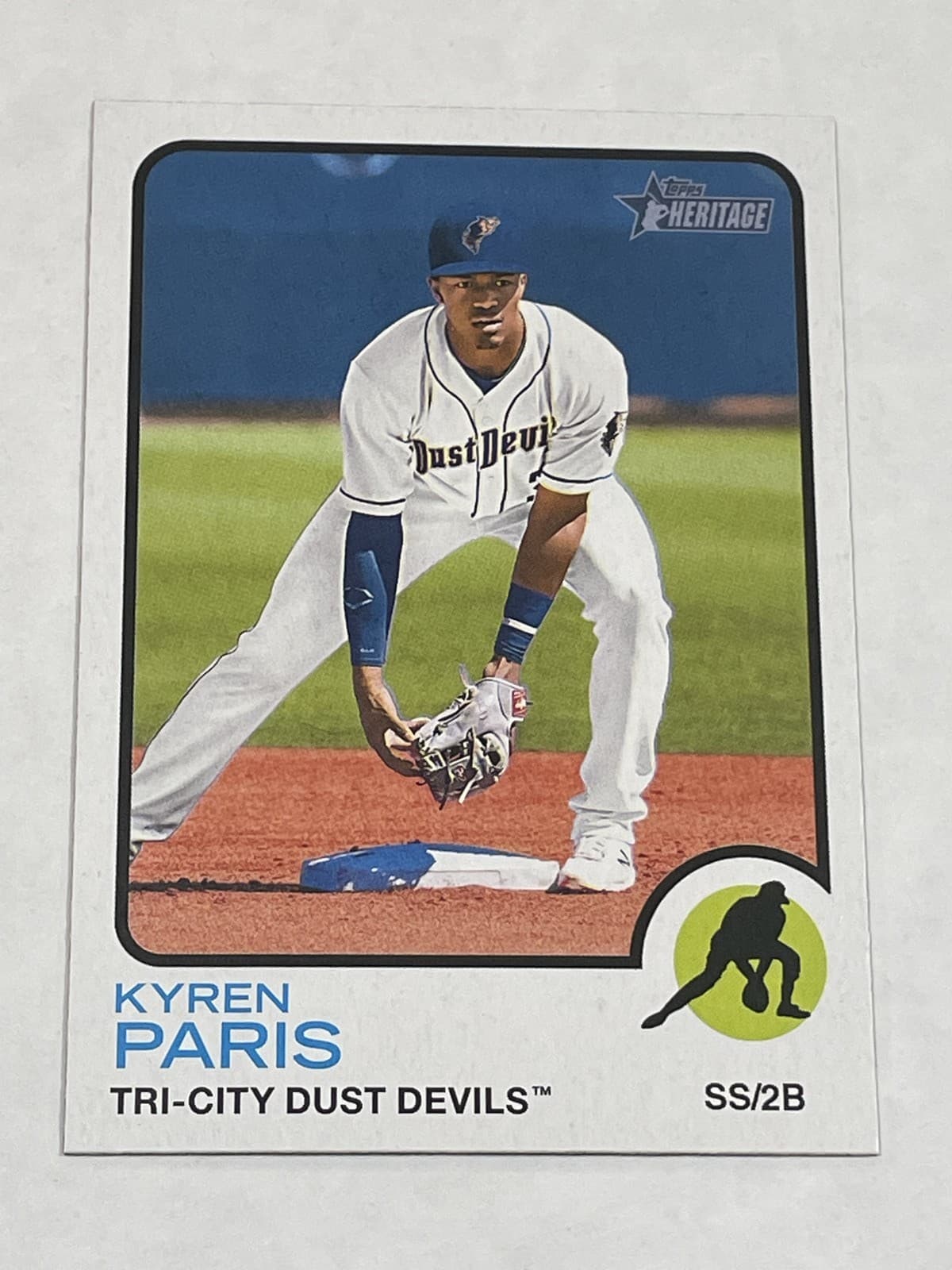 Kyren Paris trading card