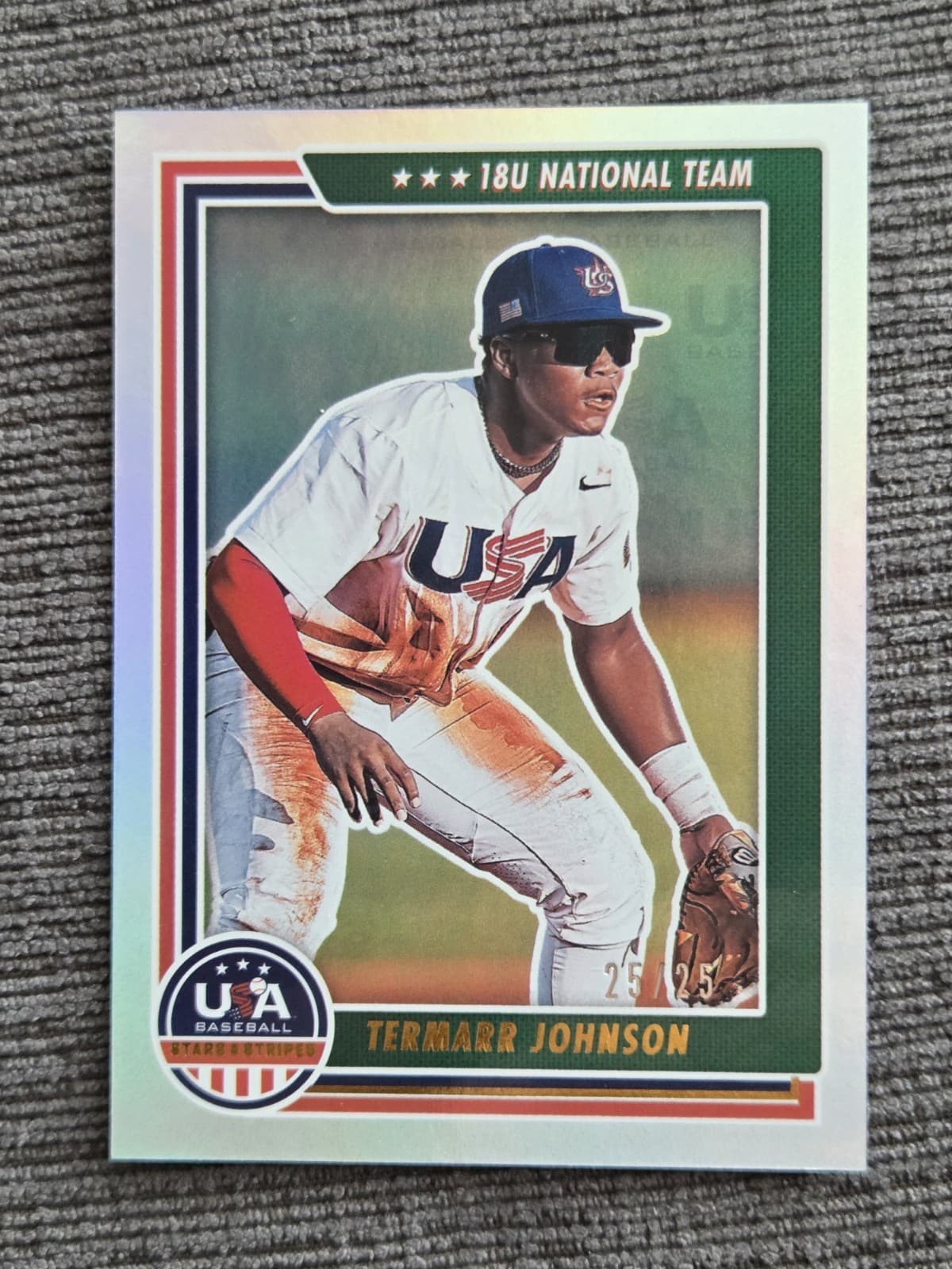Termarr Johnson 2022 panini Panini Stars & Stripes