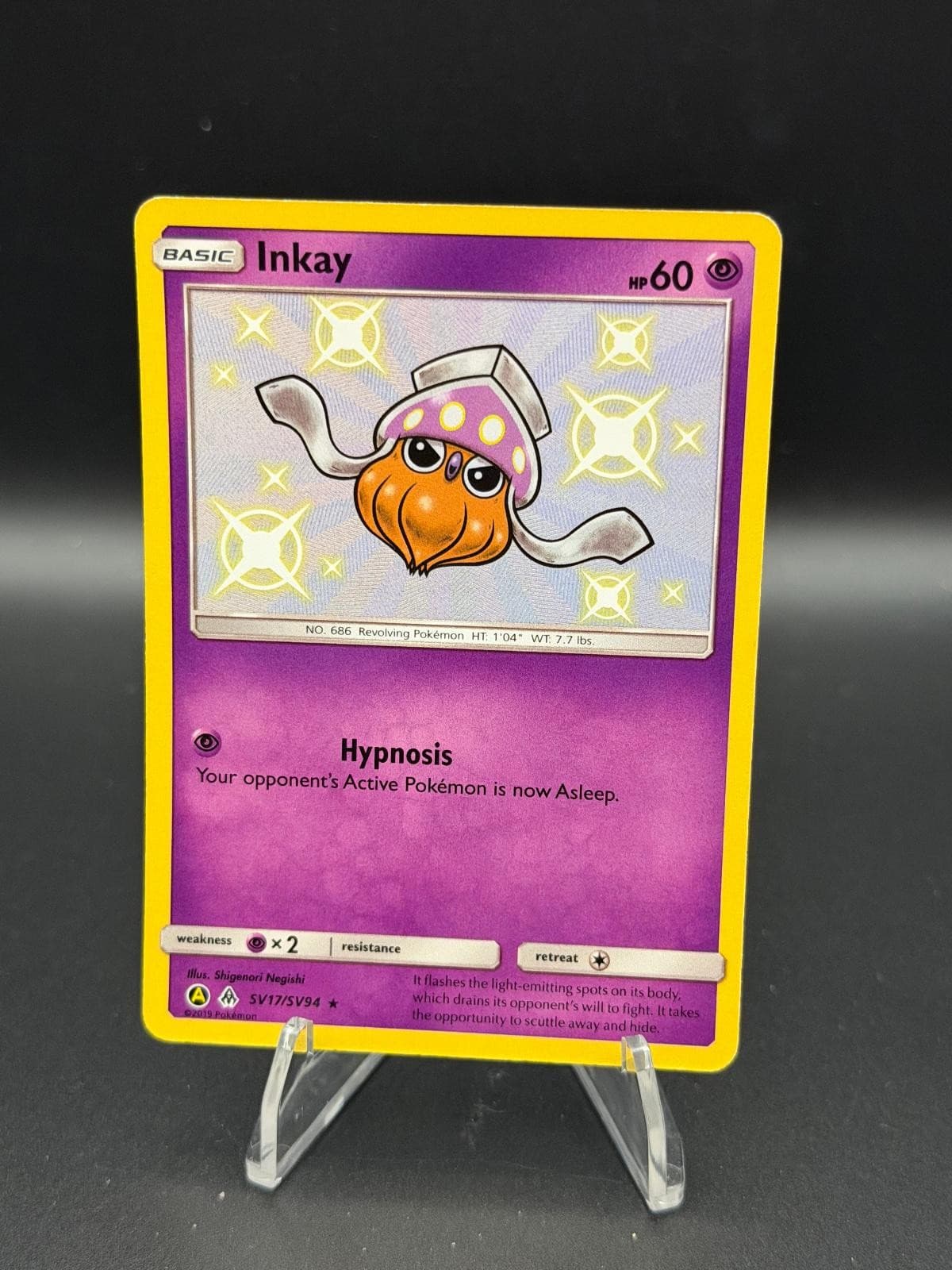 Inkay trading card