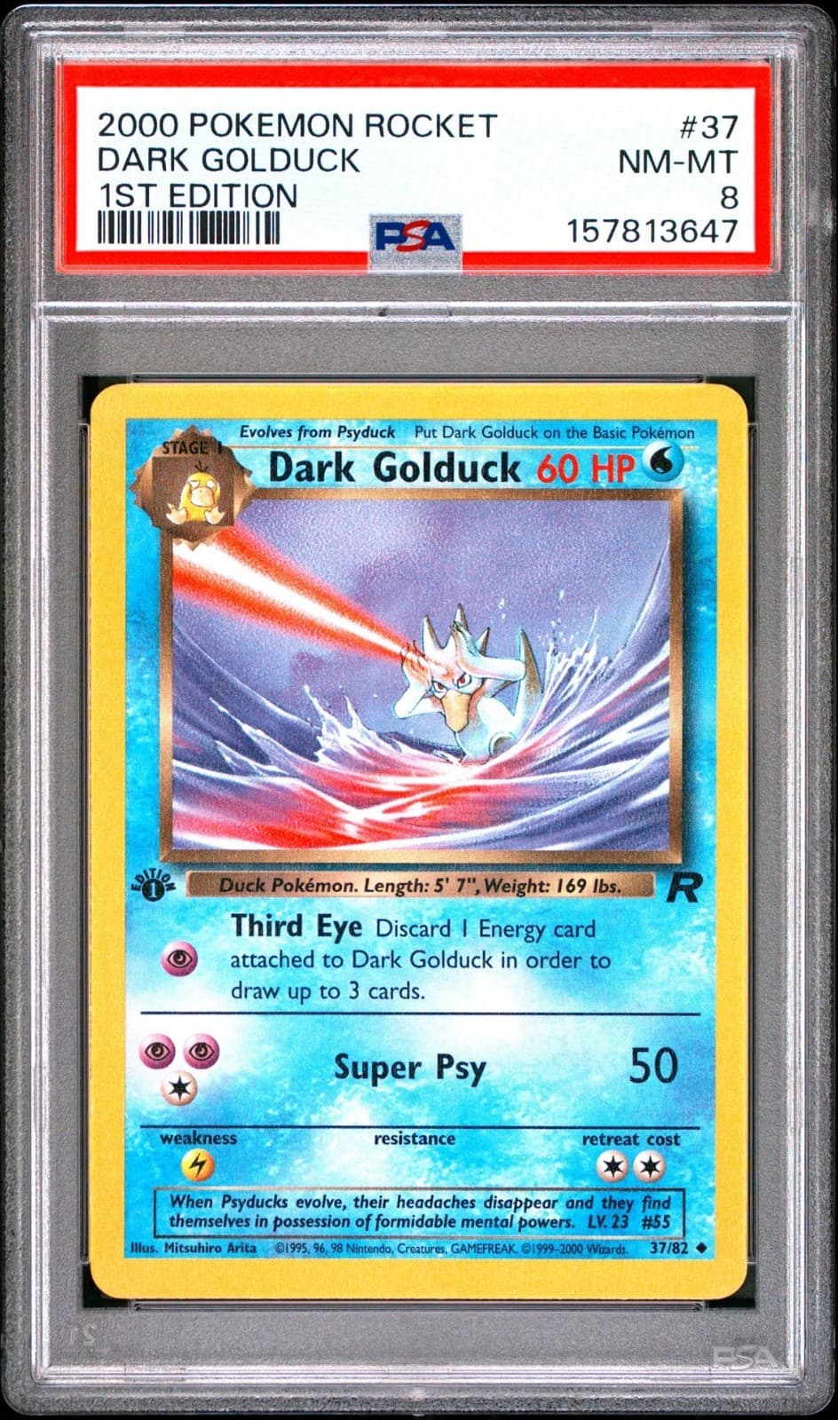 Dark Golduck trading card