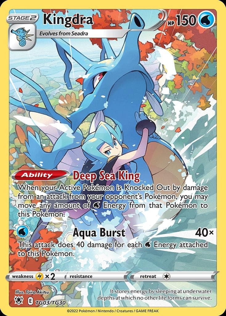 Kingdra trading card