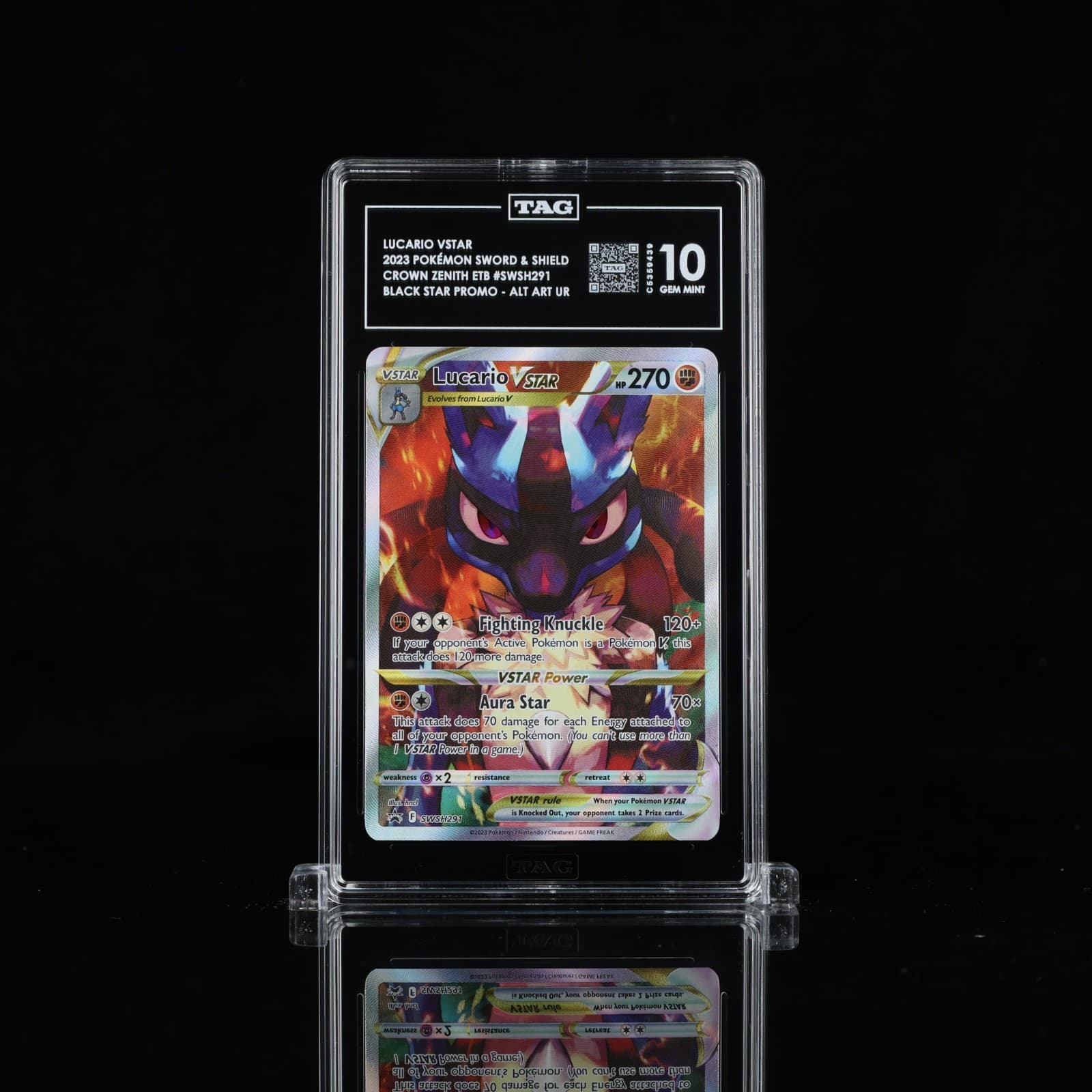 Lucario VSTAR trading card