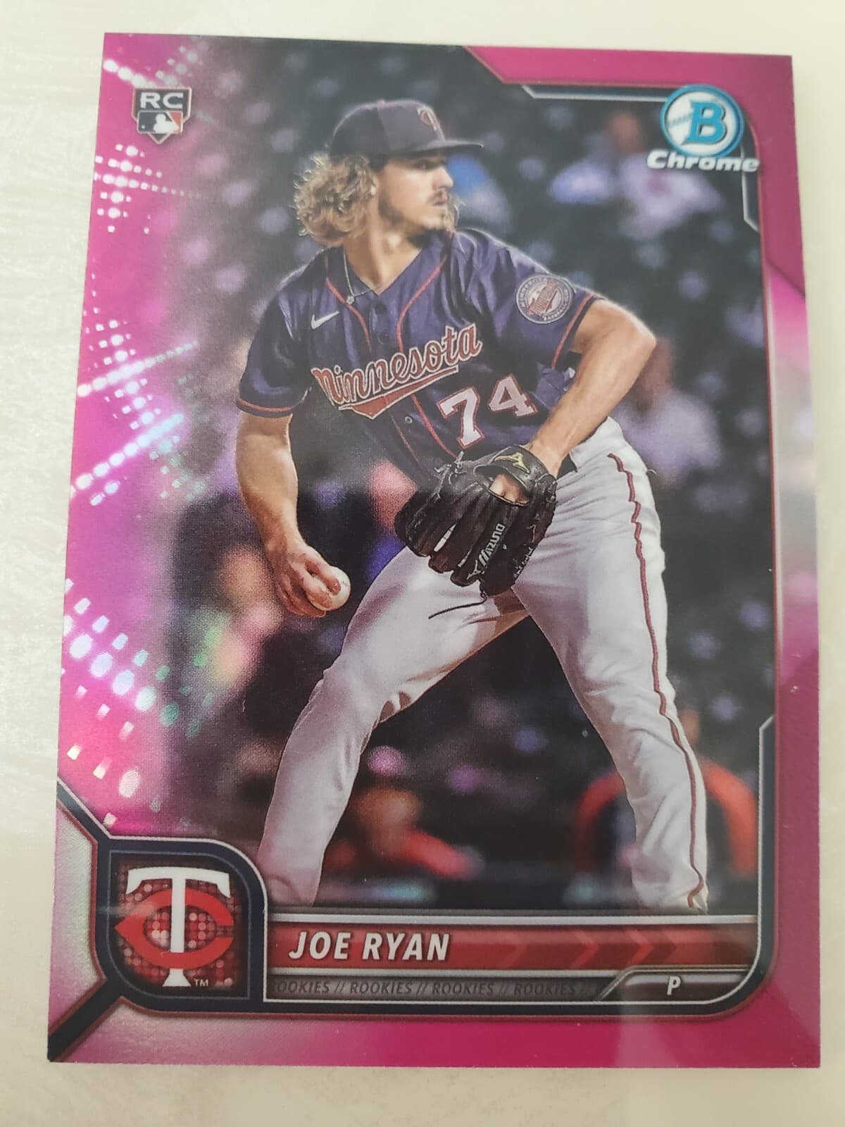 Joe Ryan trading card