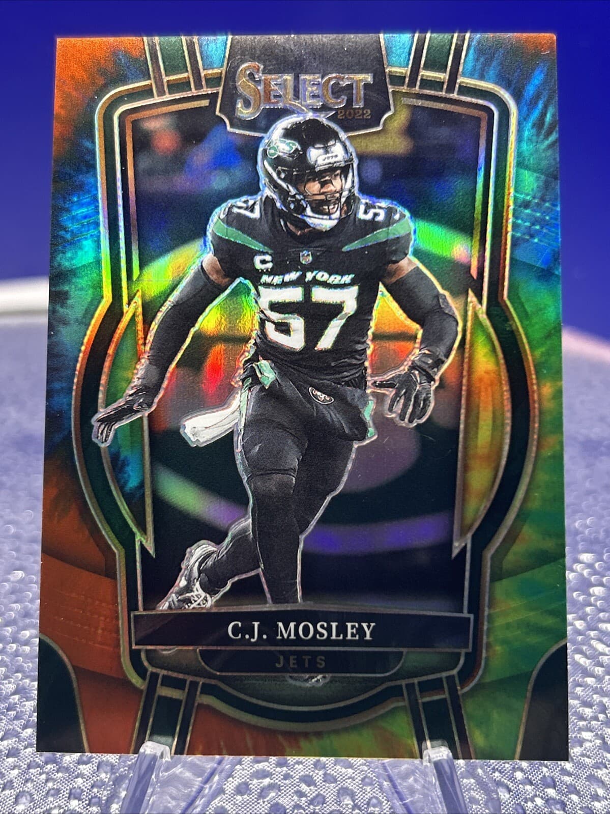 C.J. Mosley trading card