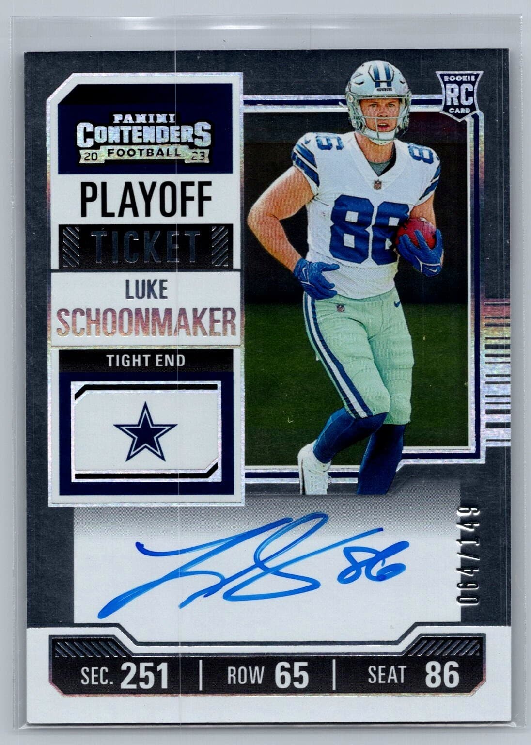Luke Musgrave 2023 panini Panini Contenders