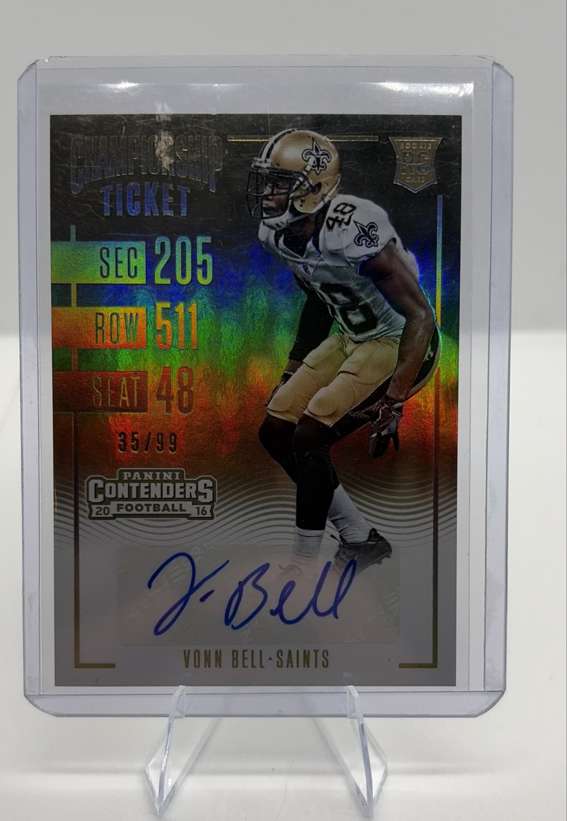 Vonn Bell trading card