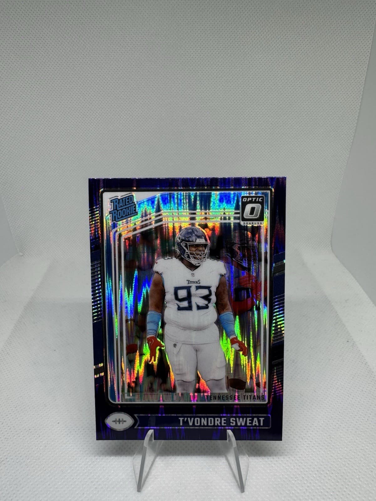 T'Vondre Sweat trading card