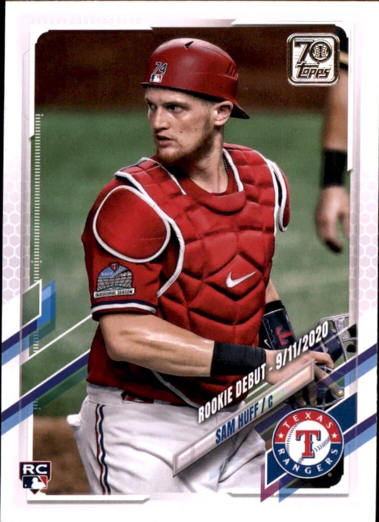Sam Huff trading card
