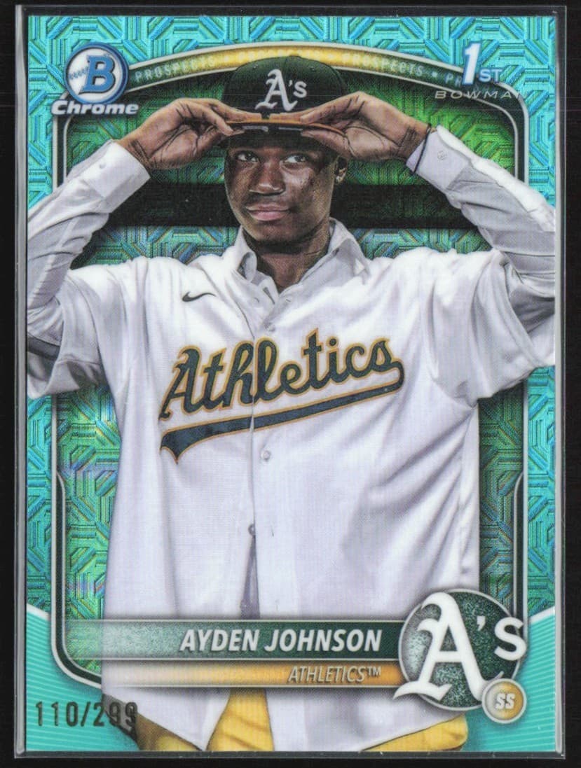 Ayden Johnson trading card