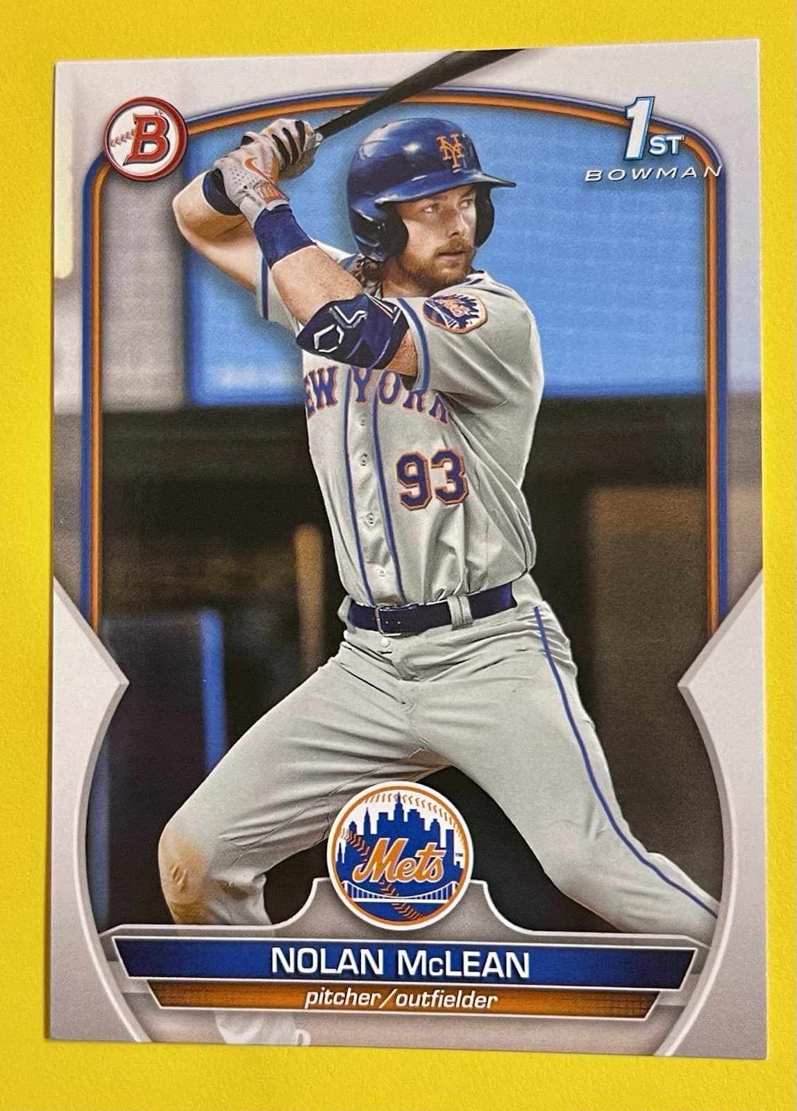 Nolan McLean 2023 bowman Bowman Draft