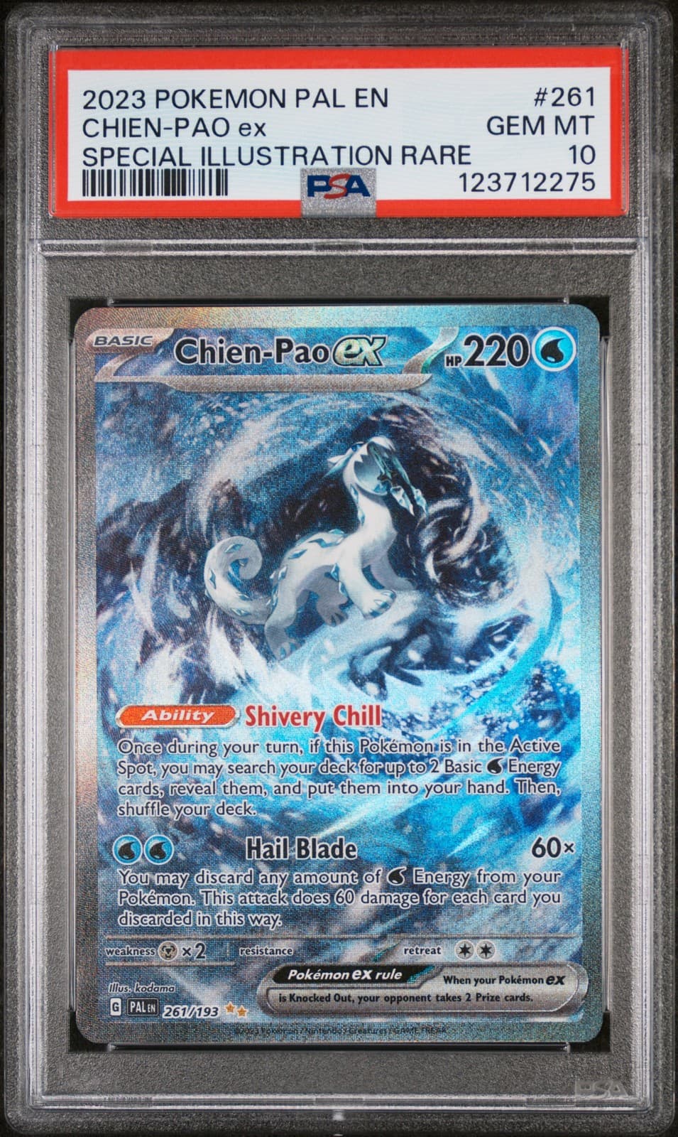 Chien-Pao ex trading card