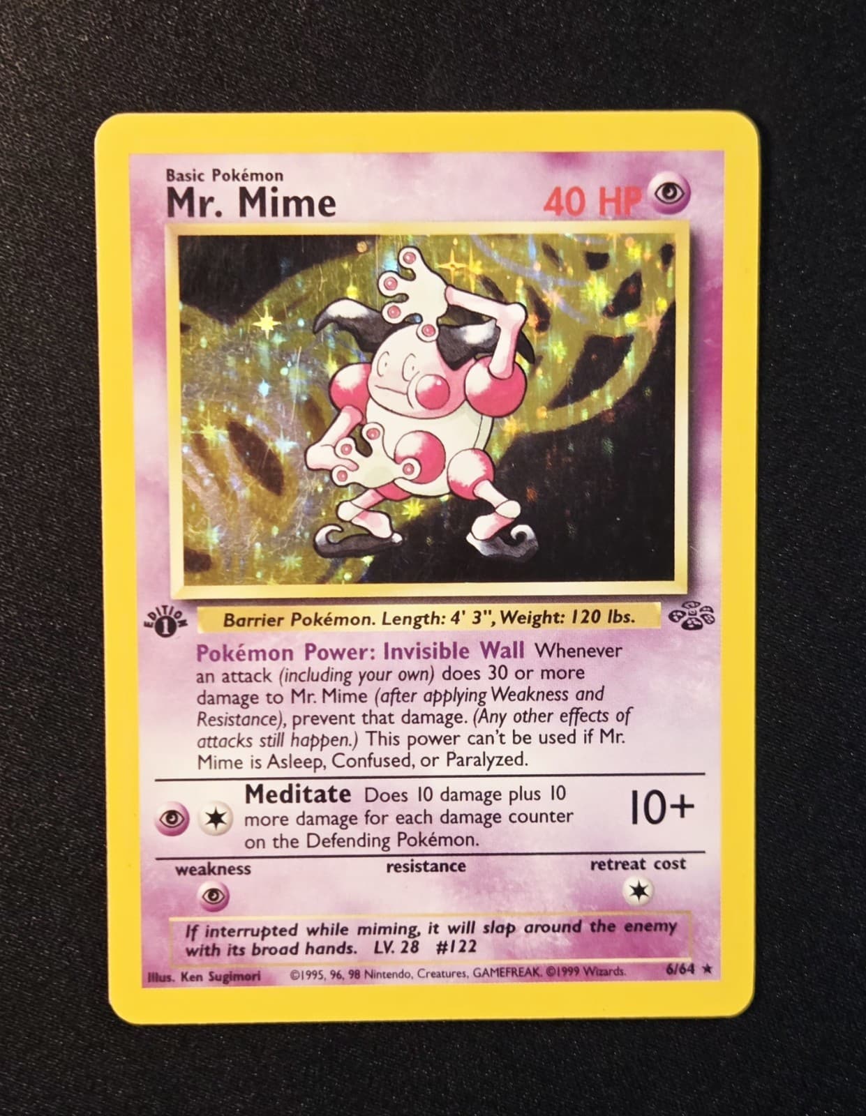 Mr. Mime trading card