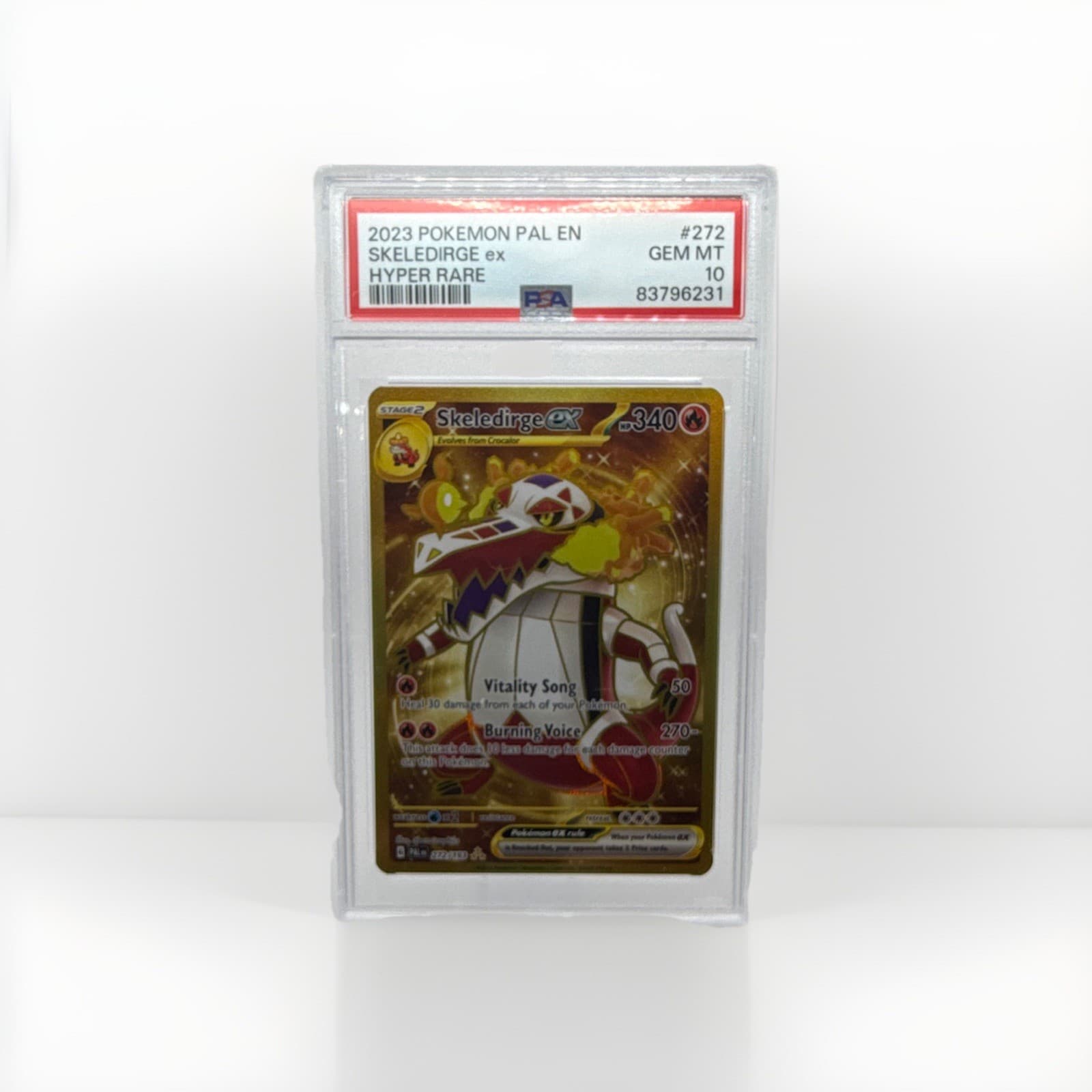 Skeledirge trading card