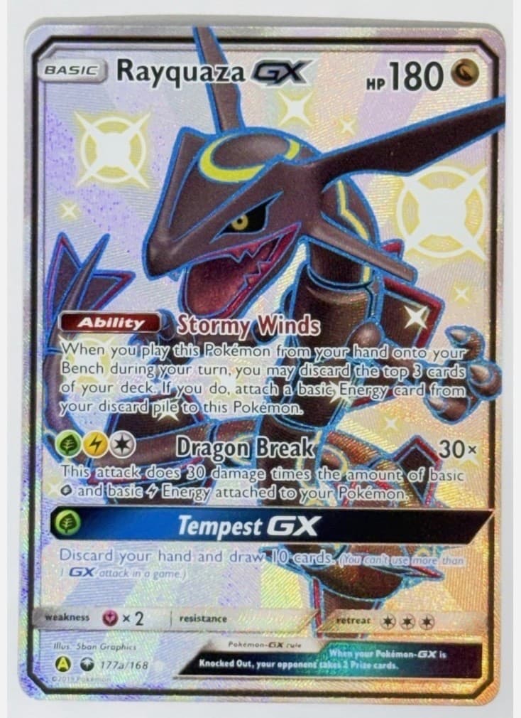Rayquaza GX 2018 Sun Sun & Moon: Celestial Storm