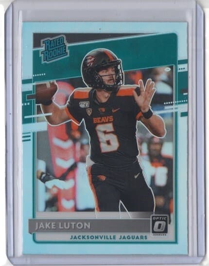 Jake Luton 2020 panini Donruss Optic