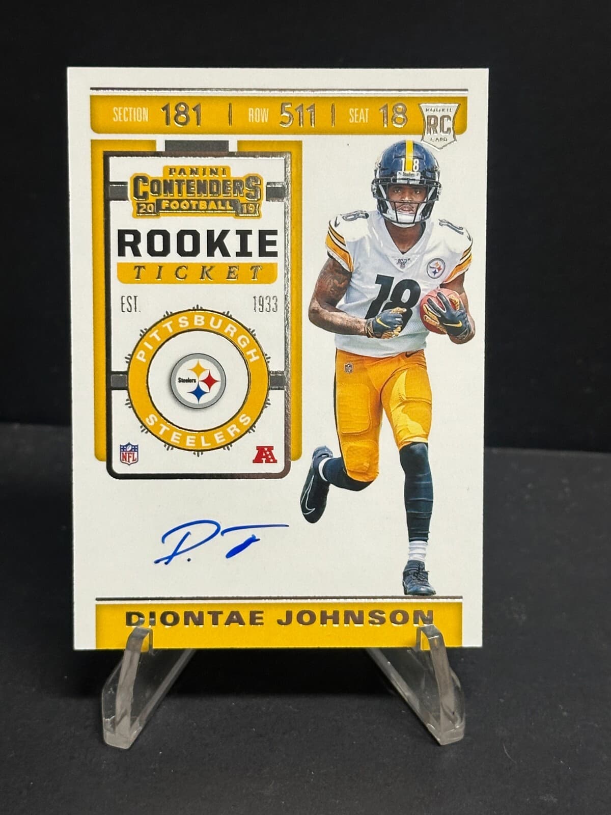 Diontae Johnson 2019 panini