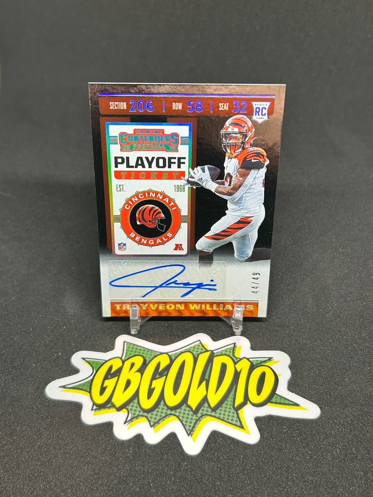 Trayveon Williams 2019 panini